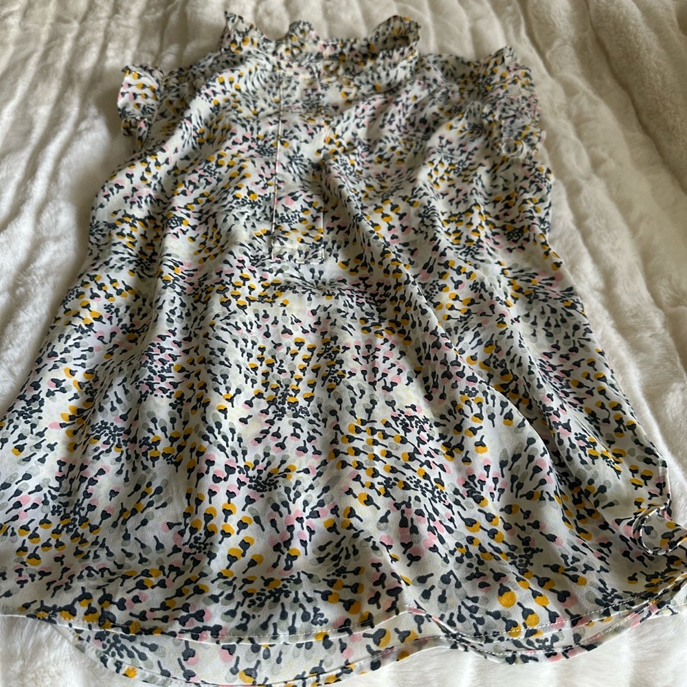 LOFT Multicolor Patterned Women's Shirt